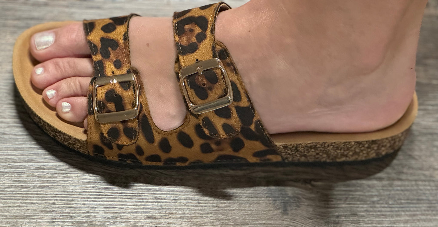 Cheetah Print Sandal