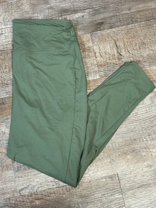 Olive Green Plus Size Leggings