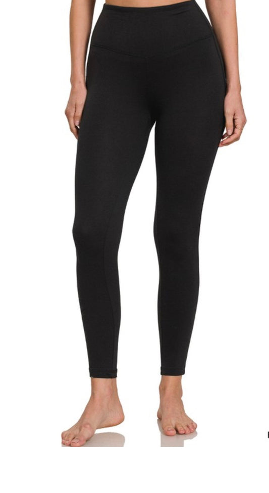 Black high waist leggings