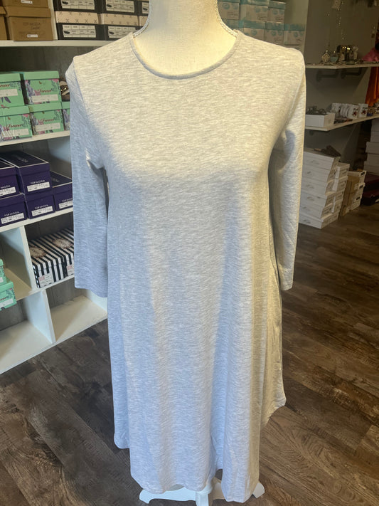 Grey heather swing dress