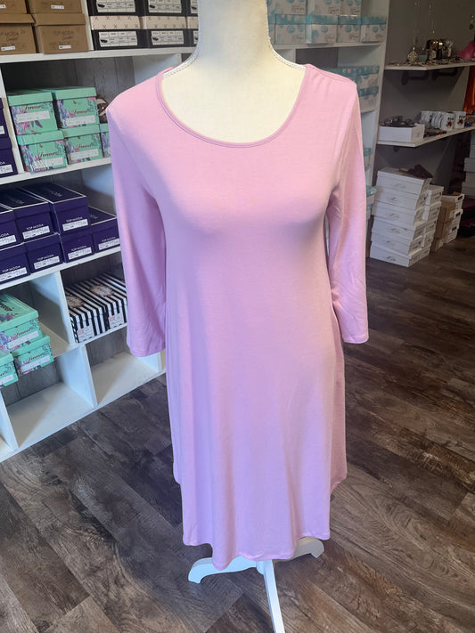 Light purple swing dress w/pockets