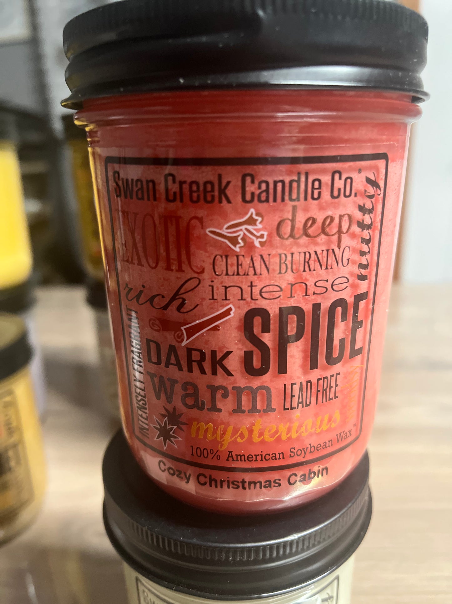 Swan Creek Cozy Christmas Cabin Candle