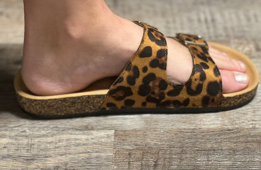 Cheetah Print Sandal