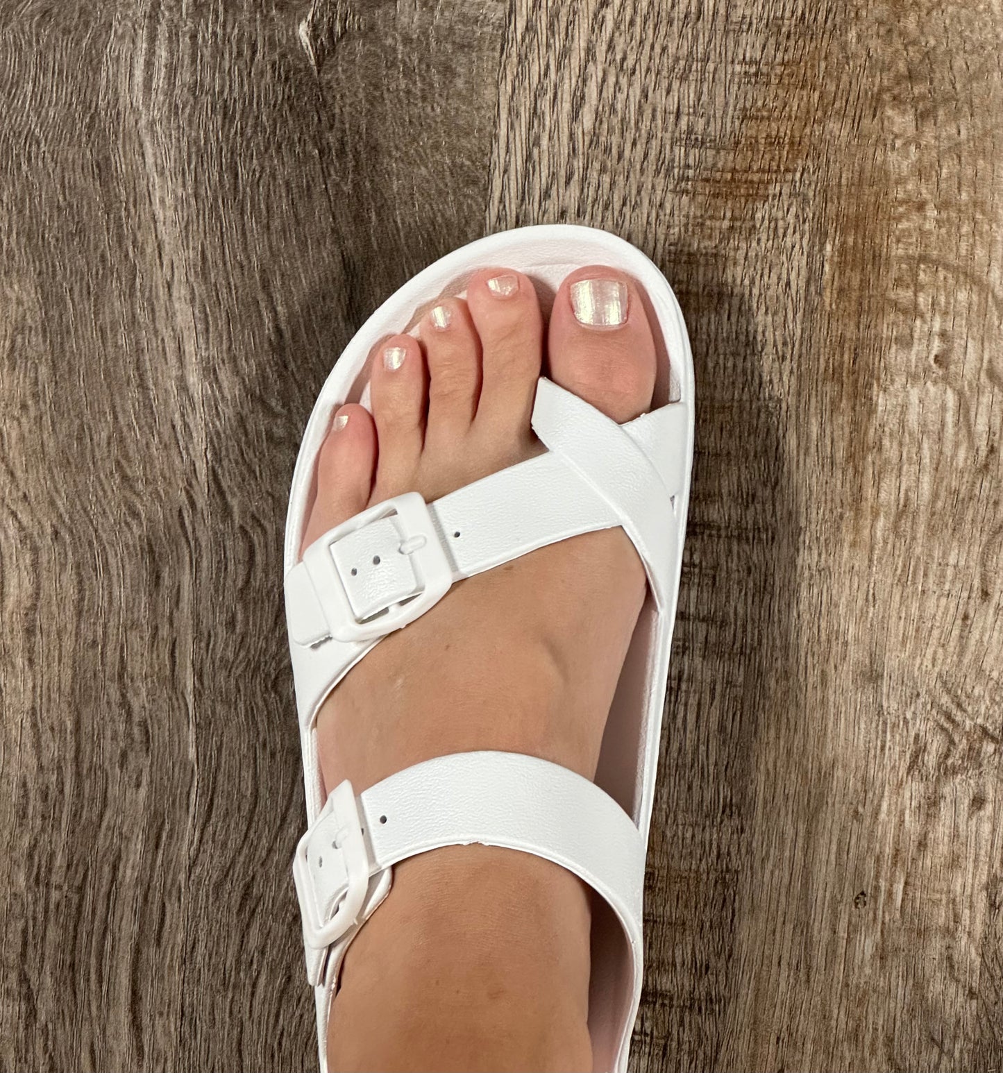 Oakland White Sandal