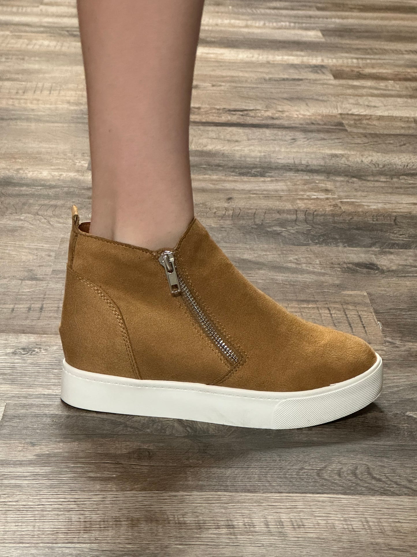 Soda Tan Zip Shoe