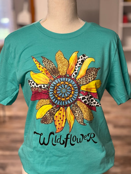 Canvas Wildflower Tee