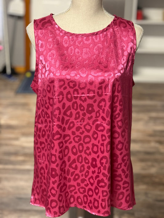 Pink Cheetah tank