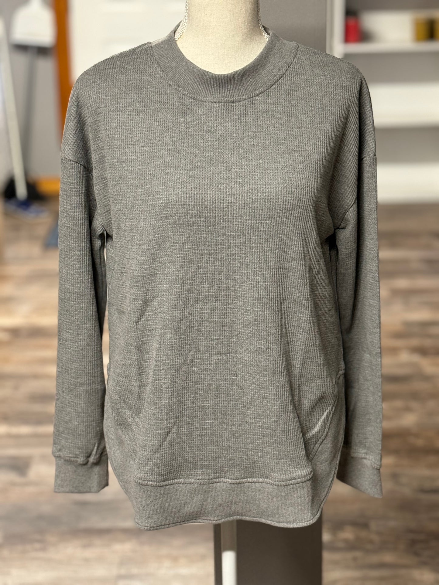 Grey Thermal Top