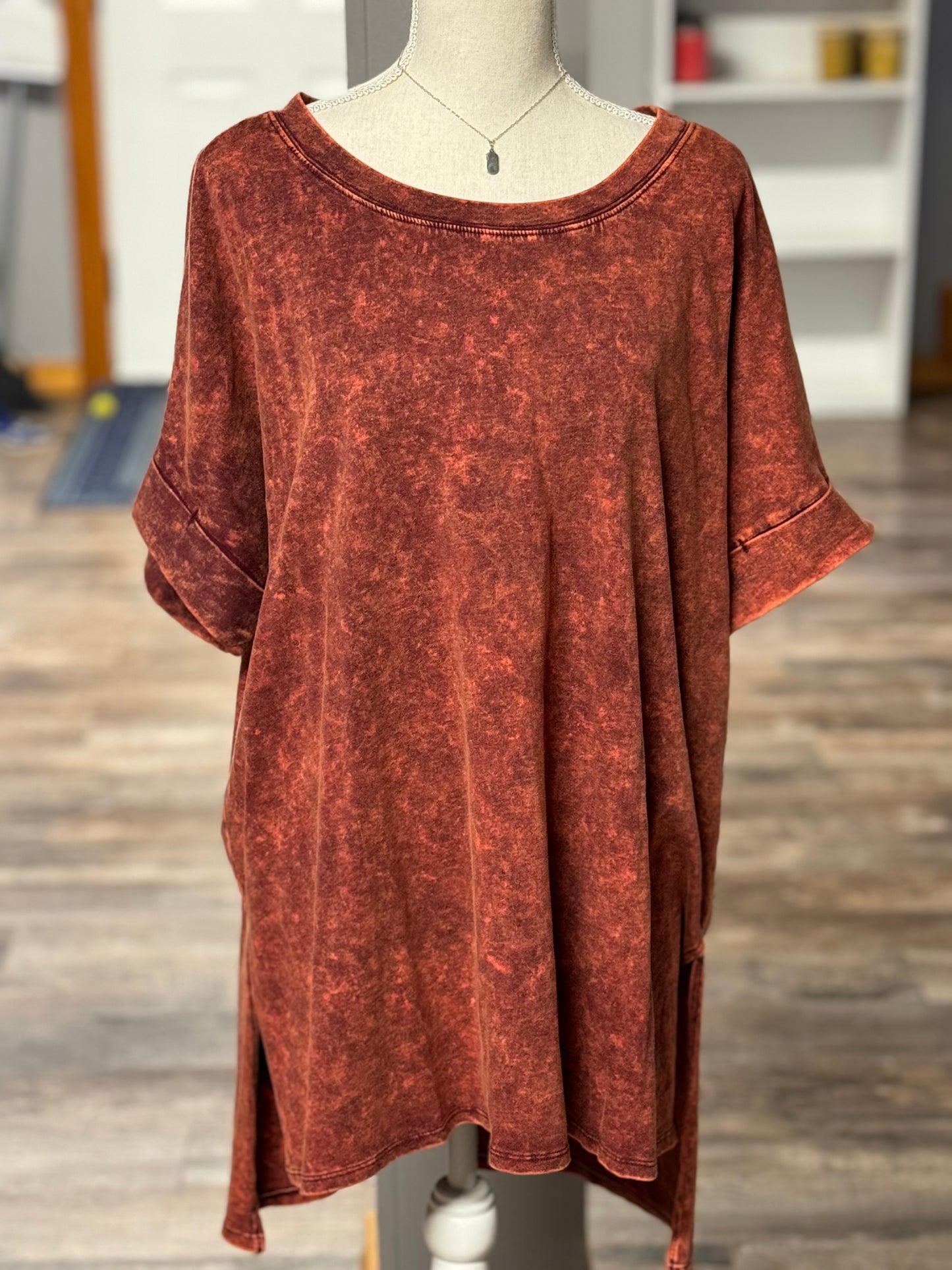 Plus Size Rust Top