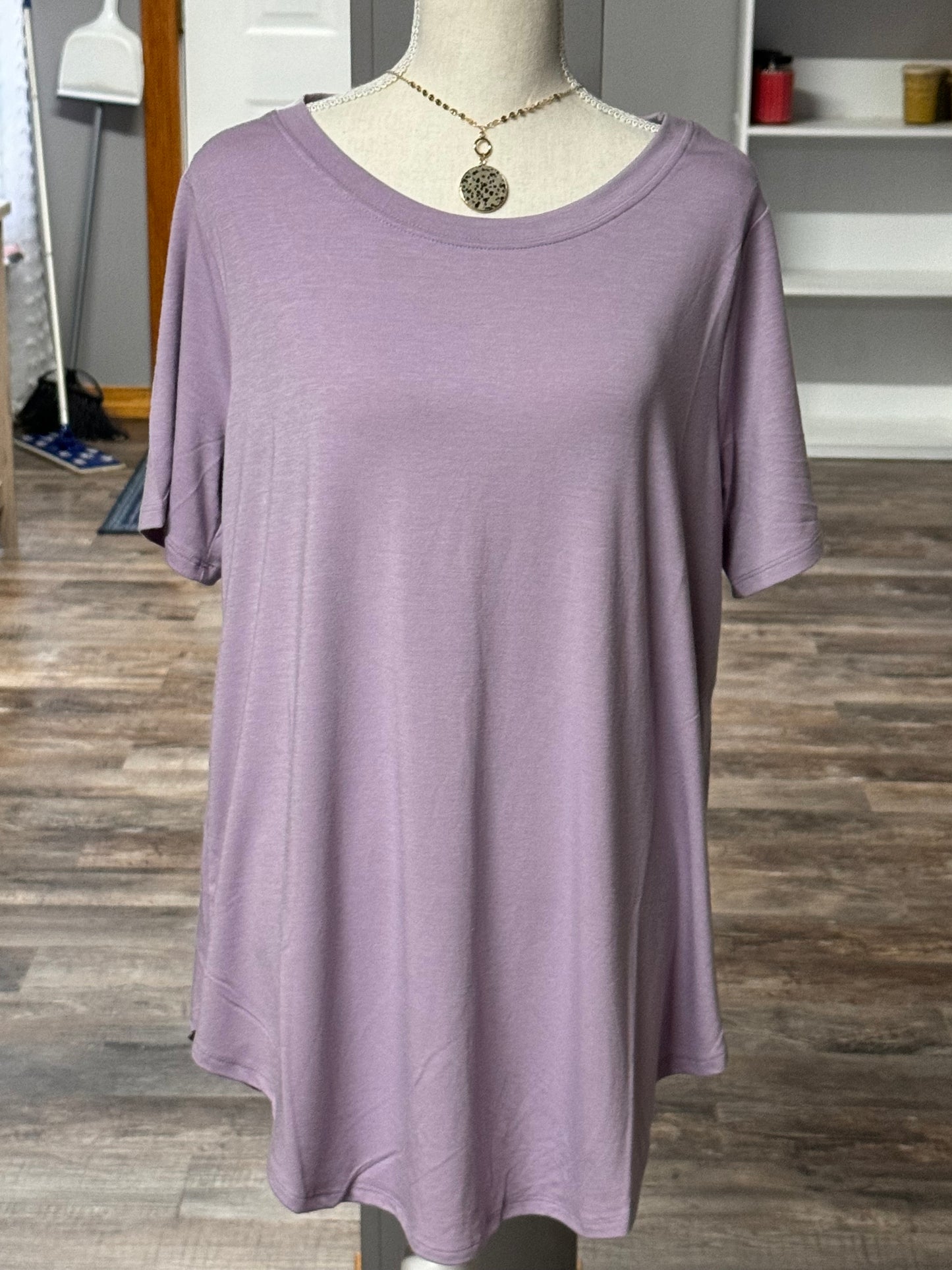 Lavender Plus Size Top