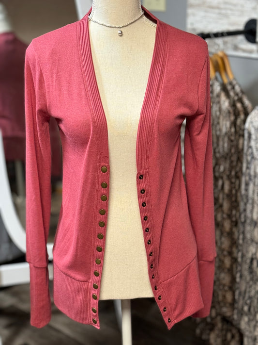 Zenana Mauve Cardigan