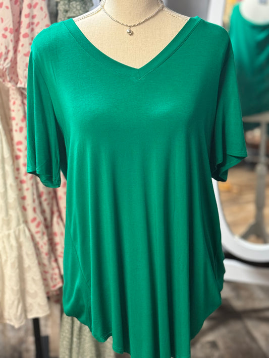 Kelly Green Top