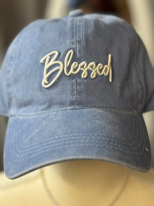 Blessed Hat Blue